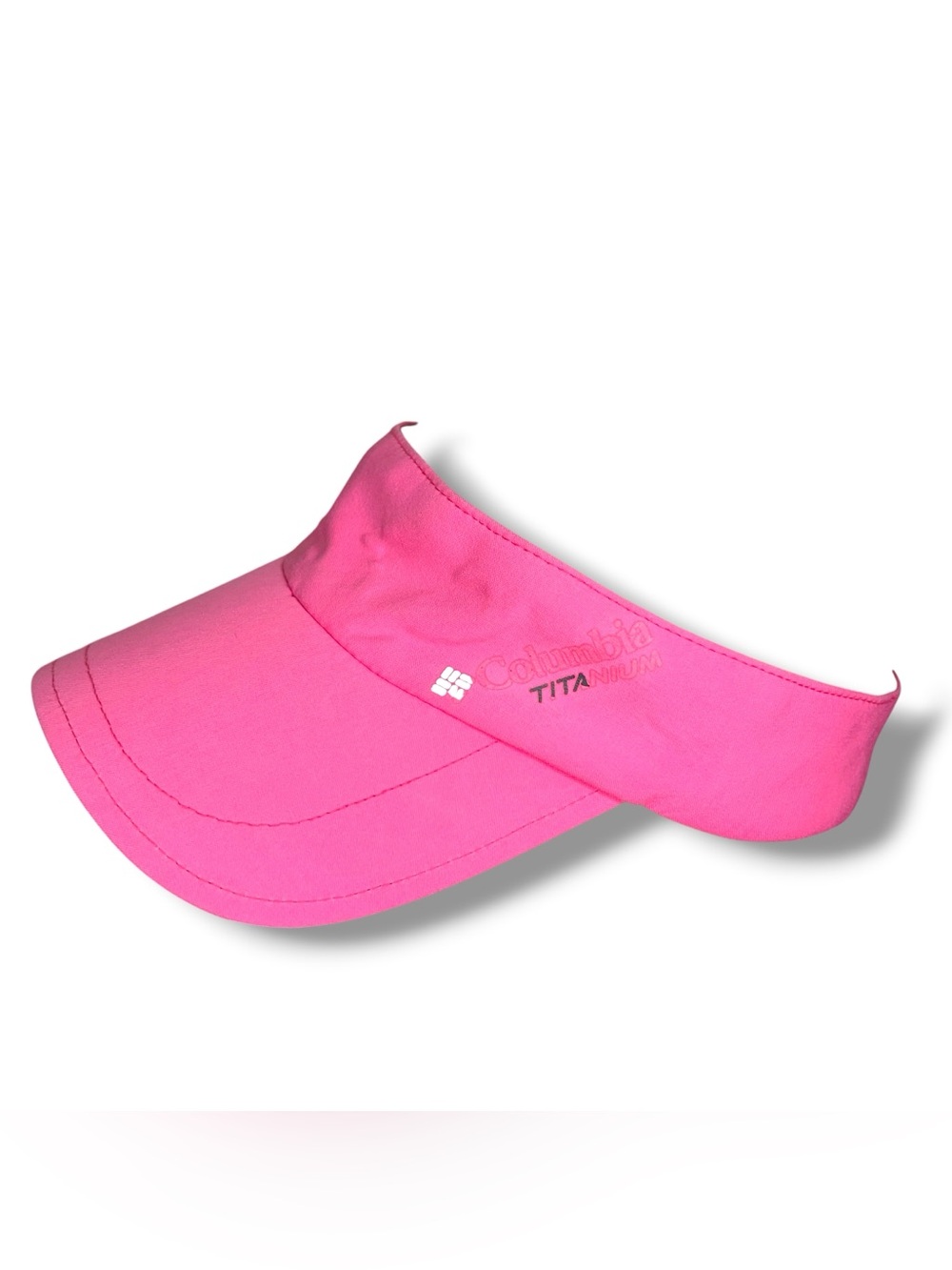 Columbia Titanium Pink Visor Hat Womens One Size Athletic Golf Running